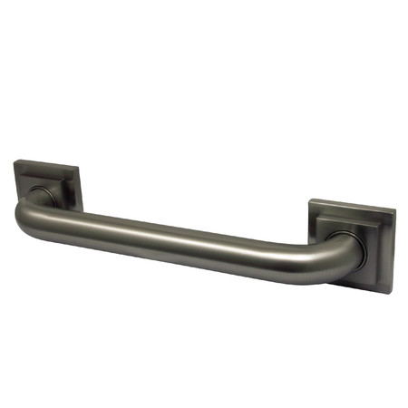 CLAREMONT 14-13/16" L, Contemporary, Brass, Grab Bar, Brushed Nickel DR614128